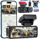 Видеорегистратор автомобильный IPS 4K UHD Ssontong M50 с WiFi и GPS, двухкамерный авторестратор с камерой заднего вида и - Б/У - изображение 1