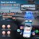 Видеорегистратор автомобильный IPS 4K UHD Ssontong M50 с WiFi и GPS, двухкамерный авторестратор с камерой заднего вида и - Б/У - изображение 5