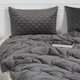 Одеяло полуторное ТЕП VELOUR 1-04870_34535 150х210 см темно-серое 5192269 - изображение 4