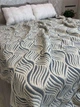 Плед двухсторонний муслиновый евро L&M Home Textiles 20291 200х220 см синий 5207643 - изображение 4