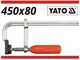 Струбцина YATO кованая, 450 × 80 мм, с пластиковой ручкой - изображение 2