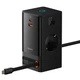 Мережевий зарядний пристрій Baseus PowerCombo Digital PowerStrip 65W (2 AC + 1 USB + Type-C + Кабель Type-C) 1,5м - изображение 1