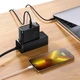 Мережевий зарядний пристрій BASEUS GaN5 Pro Fast Charger 100W 1USB+1Type-C 5A Black - зображення 7