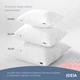 Подушка IDEIA NORDIC COMFORT+ 70х70 см чехол с стежкой и молнией антиаллергенное волокно, белая - изображение 5
