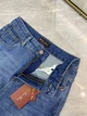Джинсы женские прямые стрейчевые с дырками и вышивкой XL, 29 голубые - изображение 6
