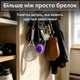 Брелок для ключей теннис брелоки брелки на ключи сумку рюкзак портфель зеркало автомобиля теннисный мячик и ракетка автомобильная подвеска в машину спортивный сувенирный металлический Фиолетовый 99_9_0_3C - изображение 3