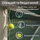 Брелок для ключей теннис брелоки брелки на ключи сумку рюкзак портфель зеркало автомобиля теннисный мячик и ракетка автомобильная подвеска в машину спортивный сувенирный металлический Фиолетовый 99_9_0_3C - изображение 4