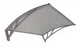 Козырек для двери из поликарбоната Metal-gum NowK100x150 150 х 100 см навес для балкона Серый - изображение 1