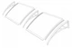 Козырек для двери из поликарбоната Metal-gum KlasK80x120 120 х 80 см навес для балкона Темно-коричневый - изображение 8