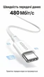Кабель зарядный Ugreen USB Type-C to Type-C PD 100W 5A QC4.0 2 м Titanium (L502) - изображение 5