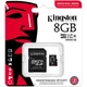 Карта памяти microSD 8Gb Kingston Industrial UHS-I/U3 Class 10 + SD адаптер (SDCIT2/8GB) - изображение 3