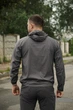 Летняя куртка-ветровка серая (2271-XL) - изображение 8
