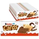 Набір Печиво Kinder Cards 5 упаковок по 2 шт. 128 г х 10 шт з вершково-шоколадною начинкою - зображення 1