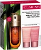 Набір для догляду за обличчям Clarins Сироватка Double 50 мл + Денний крем Multi-Active 15 мл + Нічний крем Multi-Active 15 мл + Крем для шкіри навколо очей Total Eye Lift 3 мл (3666057413353) - зображення 3