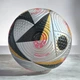 М'яч футбольний Євро 2024 Fussballliebe League Euro 2024. Розмір 5. Сріблястий колір. - зображення 3