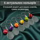 Брелок для ключей Теннис спортивный металлический Зеленый 99_9_0_1С - изображение 6