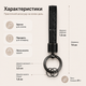 Брелок шкіряний для ключів Black ,Міцний ремінець для телефону ,сумки ,чорний - зображення 7