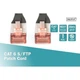 Патч-корд 0.25м, CAT 6 S-FTP, AWG 27/7, LSZH, Black Digitus (DK-1644-0025/BL) - зображення 2