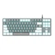 Клавіатура Aula F3287 Keycap KRGD Blue USB UA White/Grey (6948391240688) - зображення 1