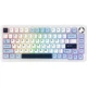 Клавіатура Ajazz AK820 MAX PLUS Daydream Switch RGB Wireless/Bluetooth/USB White (AK820MAX-DD-BWD) - зображення 1