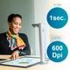 Сканер A3 Canon IRIScan Desk 7 Pro (85MP, 600dpi, 4912x3680, 4K Camera, USB, книжковий, чорний) (464415/4430V330) - изображение 5