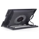 Подставка для ноутбука Gembird до 17", 1x150 mm fan, black (NBS-1F17T-01) - изображение 3