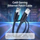 Патч-корд 1м, S/FTP cat 8 RJ-45 black Vention (IKKBF) - зображення 2