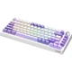 Бездротова механічна клавіатура Proove Gaming Coupe White, Huano Kobe Switch, 75%, RGB, (2.4G/Bluetooth/USB) - зображення 3