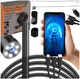 Эндоскопическая камера 2 метра 7.9 мм USB для телефона 3 сменных наконечника Bigstren МС0655 - изображение 1