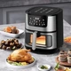 Аерогриль DOMOTEC MS-3223 black фритюрниця терморегулятор 3500W таймер 12L - зображення 2