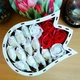 Подарочный бокс с конфетами и розами для девушки на Новый год День влюбленных 8 марта день рождения (ar433) - изображение 3