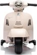 Детский электроскутер Vespa GTS лицензионный белый (10026) - изображение 5