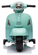 Детский электроскутер Vespa GTS лицензионный бирюзовый (10029) - изображение 4