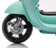 Детский электроскутер Vespa GTS лицензионный бирюзовый (10029) - изображение 8