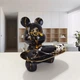 Органайзер ключниця миска Беарбрик Bearbrick з тацею Чорний (28825) - зображення 10