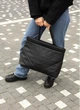 Женская сумка-шоппер Sambag Wave черная из экокожи большая городская сумка для работы и учебы 69045 - изображение 4