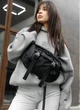 Большая женская поясная сумка бананка из полиэстера городская Sambag DynamicDart трансформер, черная 60506 - изображение 1