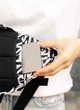Велика жіноча поясна сумка бананка тканинна Sambag DynamicDart принт Graphity 60522 - зображення 7