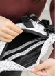 Большая женская поясная сумка бананка тканевая городская Sambag DynamicDart с принтом Square 60512 - изображение 9