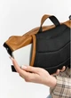 Велика жіноча поясна сумка бананка з натуральної шкіри міська Sambag DynamicDart, руда 60510 - зображення 6