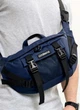Чоловіча поясна сумка бананка Sambag DynamicDart синя велика містка водовідштовхувальна 62285 - зображення 5