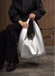 Жіноча сумка Sambag HOBO L кавова велика з екокожі стильна hobo-сумка 51922 - зображення 6