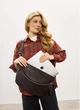 Кожаная сумка для ноутбука Sambag Roll Urban Laptop коричневая 46x26 см для 12.5–17 дюймов Sambag 55158 - изображение 4