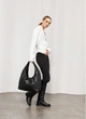 Женская сумка Sambag HOBO WEAVE черная 34x37x16 см эко-кожа для ноутбука до 17 дюймов Sambag 55170 - изображение 4
