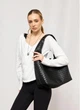 Женская сумка Sambag HOBO WEAVE черная 34x37x16 см эко-кожа для ноутбука до 17 дюймов Sambag 55170 - изображение 8