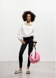 Жіноча сумка хобо Sambag HOBO Bag-glove рожева міська містка з утепленими кишенями 62265 - зображення 5