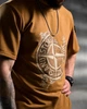 Мужской летний костюм Stone Island шорты+футболка 2XL бежевый (96235) - изображение 4