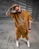 Мужской летний костюм Stone Island шорты+футболка 2XL бежевый (96235) - изображение 5