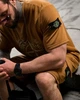 Мужской летний костюм Stone Island шорты+футболка 2XL бежевый (96235) - изображение 10