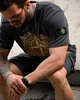 Мужской летний костюм Stone Island шорты+футболка S серый (96260) - изображение 10
